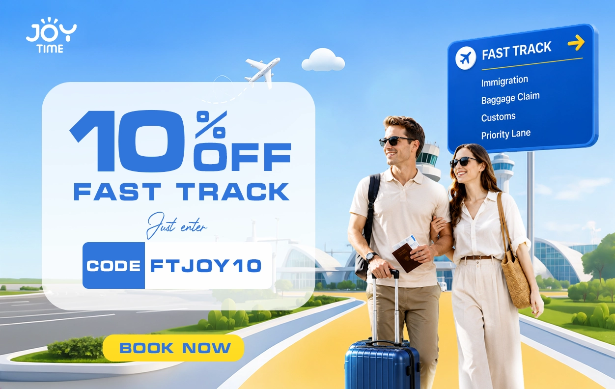 10% OFF FAST TRACK – JUST LAND & GO